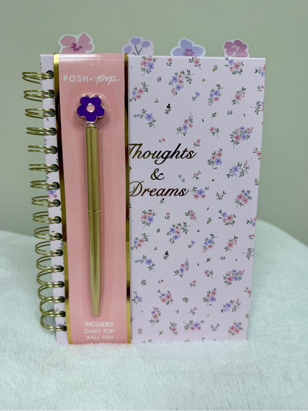 Posh & Pop “Thoughts & Dreams” Floral Journal with Pen